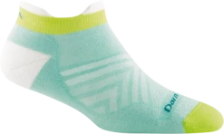 Darn Tough Women's Coolmax No-Show Ultra-Light Cushion Running Sock (1052) -Running Sports Store 1052 Aqua