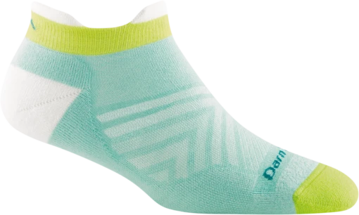 Darn Tough Women's Coolmax No-Show Ultra-Light Cushion Running Sock (1052) -Running Sports Store 1052 Aqua