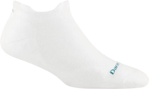 Darn Tough Women's Coolmax No-Show Ultra-Light Cushion Running Sock (1052) -Running Sports Store 1052 White