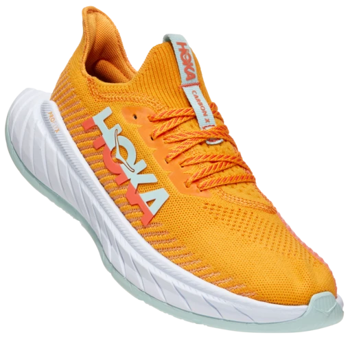 HOKA Women's Carbon X 3 - Radiant Yellow/Camellia (1123193-RYCM) -Running Sports Store 1123193 RYCM 1