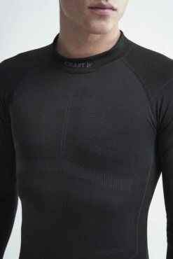 Craft Men's Active Intensity Crewneck Baselayer - Black/Asphalt (1907933-999995) -Running Sports Store 1907933 999995 Active Intensity CN LS C3 Preview