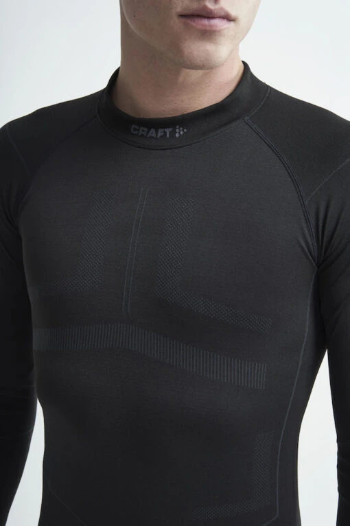 Craft Men's Active Intensity Crewneck Baselayer - Black/Asphalt (1907933-999995) -Running Sports Store 1907933 999995 Active Intensity CN LS C3 Preview