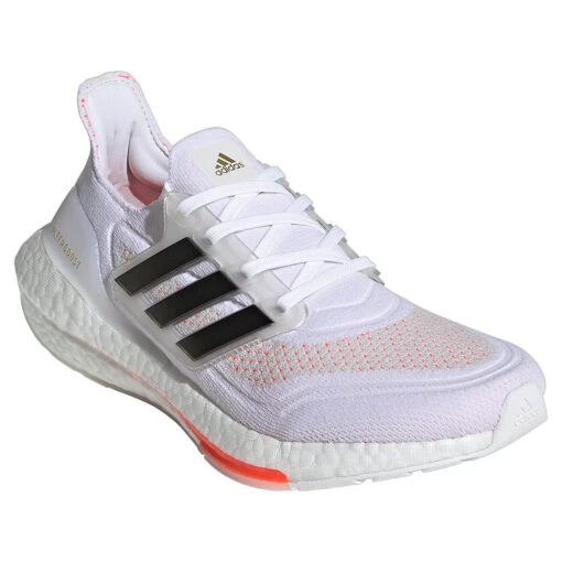 Adidas Women's UltraBoost 21 - White/Black/Solar Red (S23840) -Running Sports Store 20652554