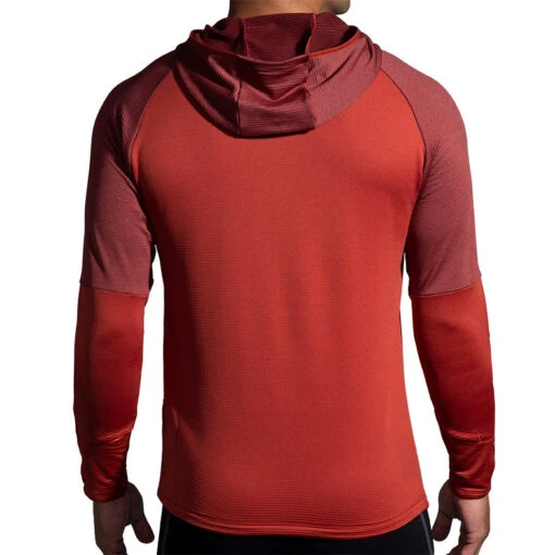 Brooks Men's Notch Thermal Hoodie - Copper/Heather Dark Copper (211402682) -Running Sports Store 211402 682 MB Notch Thermal Hoodie 2