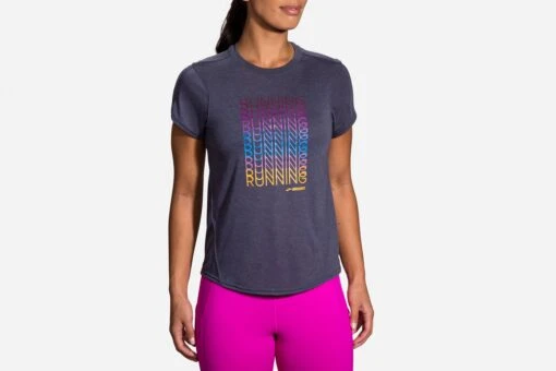 Brooks Women's Distance Graphic Short Sleeve (221469) -Running Sports Store 221469 459 MF Distance Graphic Short Sleeve scaled