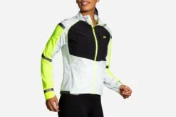 Brooks Women's Carbonite Jacket - Icy Grey/Black/Nightlife (221493030) -Running Sports Store 221493 030 MA Carbonite Jacket