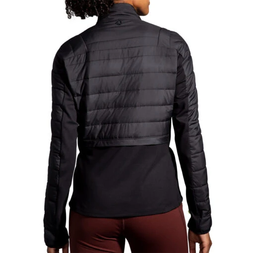 Brooks Women's Shield Hybrid Jacket - Black (221557001) -Running Sports Store 221557 001 MB Shield Hybrid Jacket 2