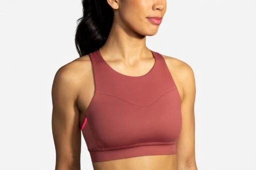 Brooks Women's Drive 3 Pocket Run Bra (350080) -Running Sports Store 350080 691 MF Drive 3 Pocket Run Bra