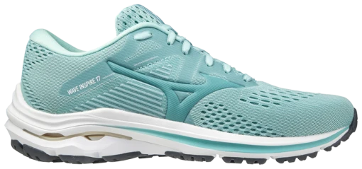 Mizuno Women's Wave Inspire 17 - Eggshell Blue/Dusty Turquoise (411310.5A54) -Running Sports Store 411310 5A54 06