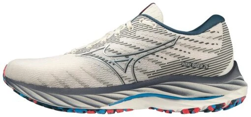 Mizuno Women's Wave Rider 26 - Snow White/Silver (411377.0D73) -Running Sports Store 411377 0D73