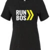 Women's RUN BOS Relaxed Triblend Short Sleeve Tee (TS-RUNBOS-6413) -Running Sports Store 6413 ab z FF