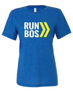 Women's RUN BOS Relaxed Triblend Short Sleeve Tee (TS-RUNBOS-6413) -Running Sports Store 6413 cz z FF