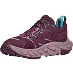 HOKA Women's Anacapa Low GTX -Running Sports Store HOKAWomensAnacapaLowGTXGrapeWine Elderberry 1