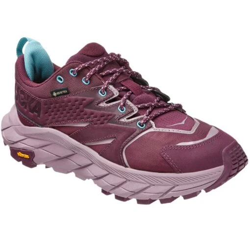 HOKA Women's Anacapa Low GTX -Running Sports Store HOKAWomensAnacapaLowGTXGrapeWine Elderberry 2