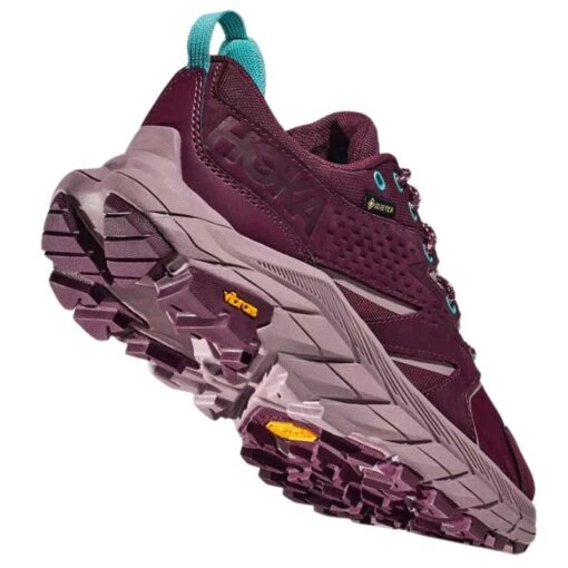 HOKA Women's Anacapa Low GTX -Running Sports Store HOKAWomensAnacapaLowGTXGrapeWine Elderberry 5