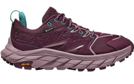 HOKA Women's Anacapa Low GTX -Running Sports Store HOKAWomensAnacapaLowGTXGrapeWine Elderberry