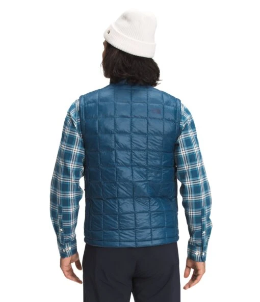 The North Face Men's Thermoball Eco Vest 2.0 - Monterey Blue (NF0A5GLOBH7) -Running Sports Store NF0A5GLO BH7 back