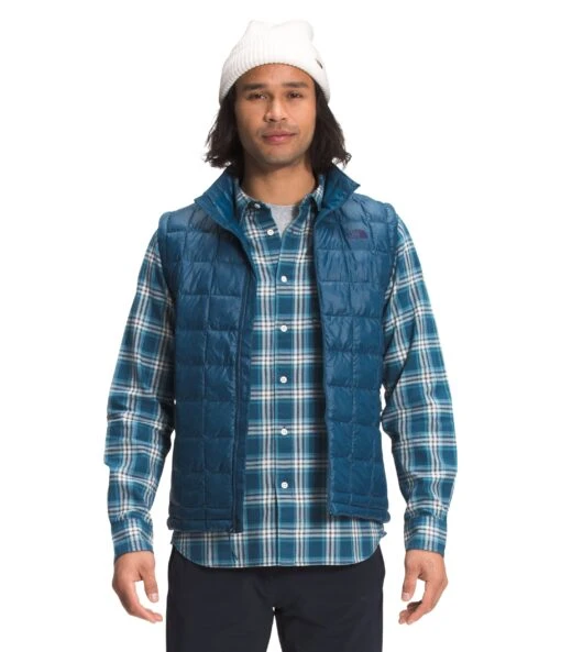 The North Face Men's Thermoball Eco Vest 2.0 - Monterey Blue (NF0A5GLOBH7) -Running Sports Store NF0A5GLO BH7 hero