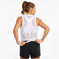 Saucony Women's Rerun Tank -Running Sports Store SAW800335 WH 3 1