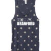 Women's Branford Racerback Stars And Stripes Tank - Navy Blue (RUNBRANFORD-AA1927P-S) -Running Sports Store aa1927p gy z FF 2