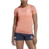 Adidas Women's Boston Marathon® 2023 Allover Print T-Shirt -Running Sports Store adidas womens boston marathon 2023 allover print tee shirt pink 1