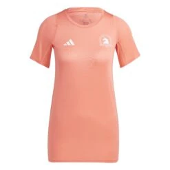 Adidas Women's Boston Marathon® 2023 Allover Print T-Shirt -Running Sports Store adidas womens boston marathon 2023 allover print tee shirt pink