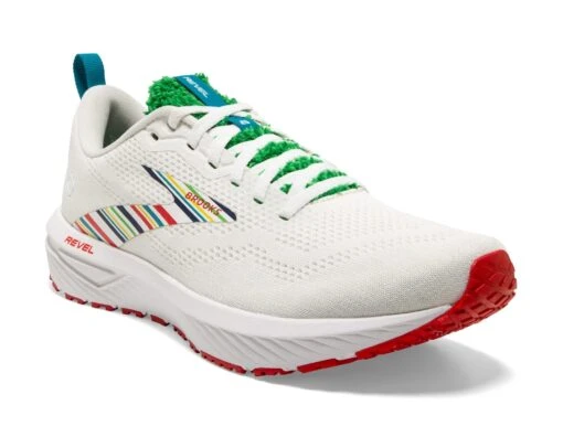 Brooks Women's Revel 6 -Running Sports Store brooks womens revel 6 running shoe white green red special edition 1