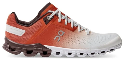 On Running Women's Cloudflow - Rust/White (35.99232) -Running Sports Store cloudflow fw21 rust white w g1 scaled