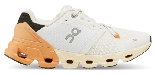 On Running Women's Cloudflyer 4 -Running Sports Store cloudflyer white copper on running 4 min