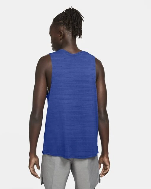 Nike Men's Dri-FIT Miler Tank - Game Royal (CU5982-480) -Running Sports Store dri fit miler mens running tank