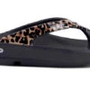 Oofos Women's OOlala Limited Sandal - Black/Leopard (1403) -Running Sports Store ezgif.com gif maker 2022 09 26T095602.499