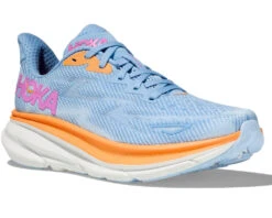 Front Page -Running Sports Store hoka womens clifton 9 blue high cushion running shoe 4