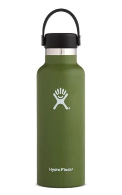 Hydro Flask 18 Oz Standard Mouth Bottles W/ Flex Cap (S18SX) -Running Sports Store hydro flask stainless steel vacuum insulated 18 oz standard mouth olive 913422ed 3607 4729 9e44 8dc32dc1a5ee