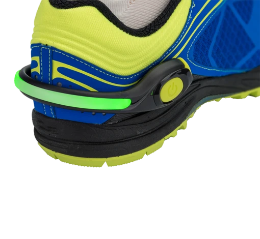 Nathan LightSpur RX LED Foot Light - Black/Safety Yellow (5089NBSY) -Running Sports Store ns5089 0028 00.green .angle 1