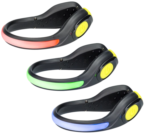 Nathan LightSpur RX LED Foot Light - Black/Safety Yellow (5089NBSY) -Running Sports Store ns5089 0028 00 lightspur rx led rgb