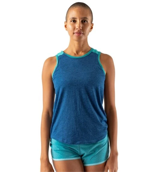 Rabbit Women's Freedom Tank Top -Running Sports Store rabbit womens freedom tank navy blue 4