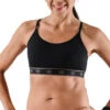 Rabbit Strappy Pocket Bra -Running Sports Store rabbit womens strappy pocket bra black 3