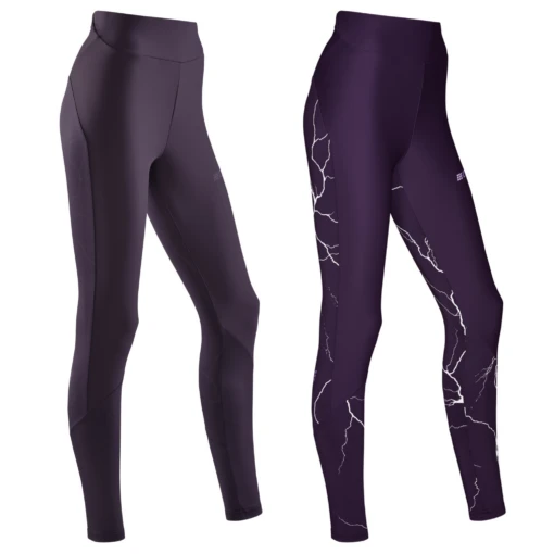 CEP Women's Reflective Tights - Purple (W2A96N) -Running Sports Store reflective tights purple women 8