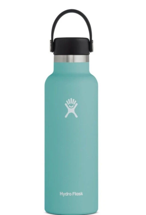 Hydro Flask 18 Oz Standard Mouth Bottles W/ Flex Cap (S18SX) -Running Sports Store s18sx alpine 92ea3e64 2e45 4507 9784 3d98f757bbb7