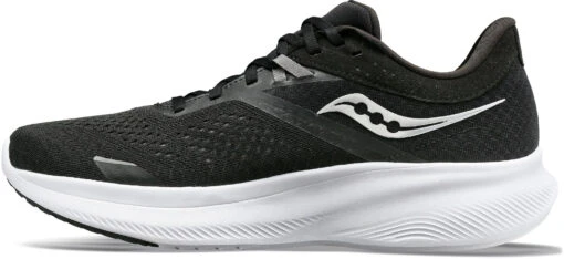 Saucony Men's Ride 16 -Running Sports Store saucony mens ride 16 black white 3