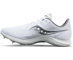 Saucony Women's Velocity MP Track Spike -Running Sports Store saucony womens track spike white silver 1