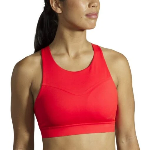 Brooks Women's Drive 3 Pocket Run Bra -Running Sports Store www brooksrunning com 350080 657 ma drive 3 pocket womens running bra