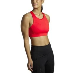 Brooks Women's Drive 3 Pocket Run Bra -Running Sports Store www brooksrunning com 350080 657 ma drive 3 pocket womens running bra 1